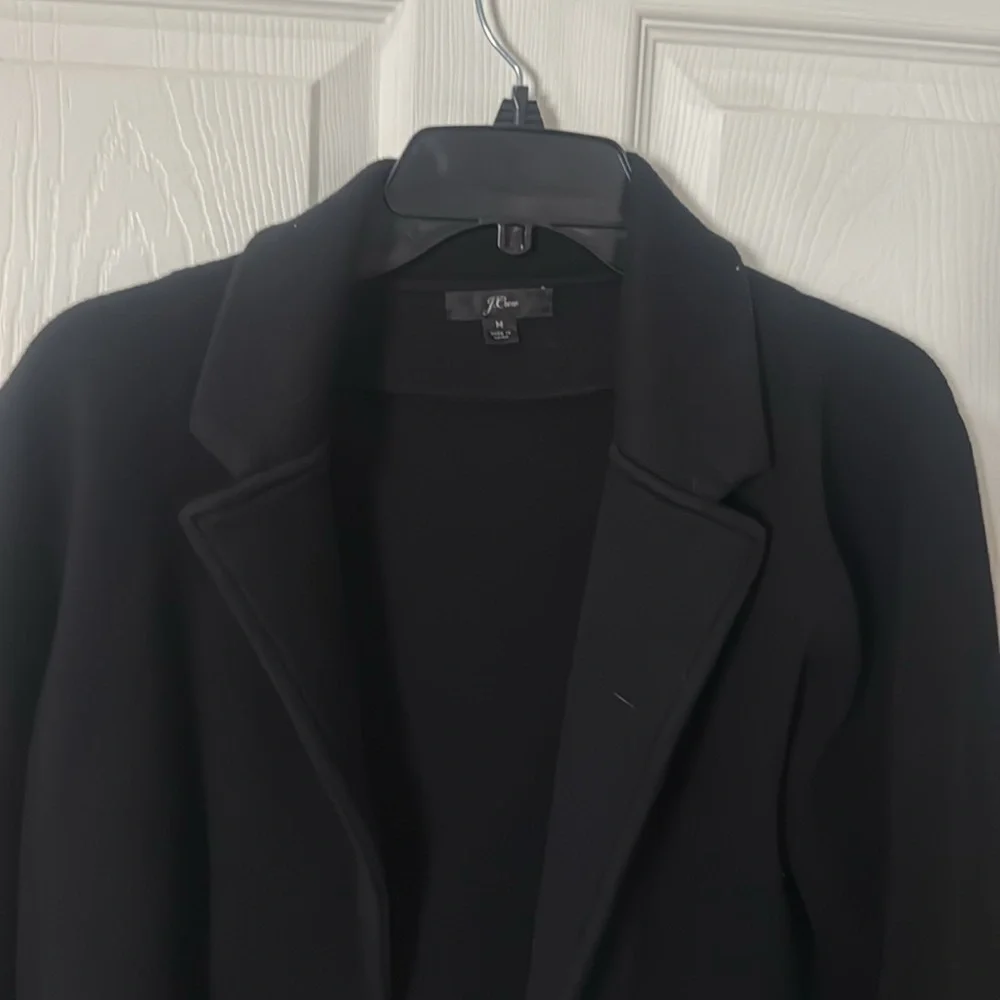 J. Crew Women's Black knit Blazer as medium